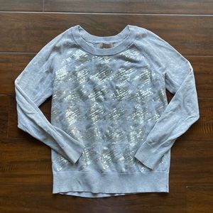 Banana Republic sequin detail scoopneck sweater